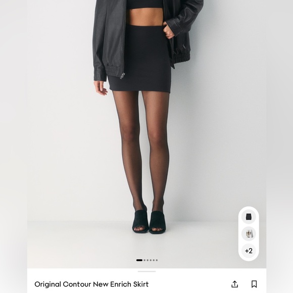 Aritzia Dresses & Skirts - NWT- Aritzia Black Original Contour New Enrich Skirt